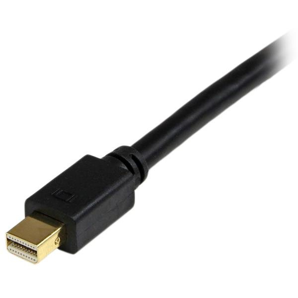 StarTech.com Adaptateur Mini DisplayPort vers DVI - Câble Mini DP / DVI-D Vidéo 1080p jusqu'à 1920x1200 - Noir - 91cm - Câble DisplayPort - Mini DisplayPort (M) pour DVI-D (M) - 91.44 cm - vis moletées - noir