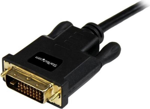 StarTech.com Adaptateur Mini DisplayPort vers DVI - Câble Mini DP / DVI-D Vidéo 1080p jusqu'à 1920x1200 - Noir - 1,8 m - Câble DisplayPort - Mini DisplayPort (M) pour DVI-D (M) - 1.82 m - noir
