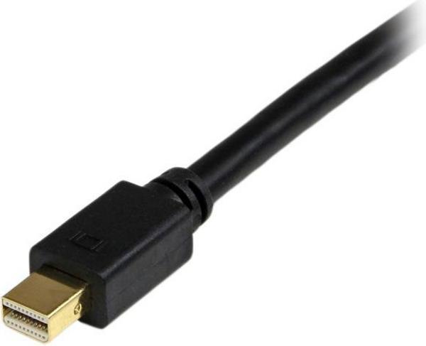 StarTech.com Adaptateur Mini DisplayPort vers DVI - Câble Mini DP / DVI-D Vidéo 1080p jusqu'à 1920x1200 - Noir - 1,8 m - Câble DisplayPort - Mini DisplayPort (M) pour DVI-D (M) - 1.82 m - noir