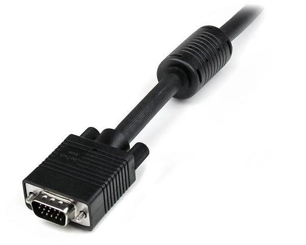 StarTech.com Câble vidéo VGA coaxial pour écran haute résolution de 3 m - HD15 vers HD15 M/M - Câble VGA - HD-15 (VGA) (M) pour HD-15 (VGA) (M) - 3 m - moulé, vis moletées - noir