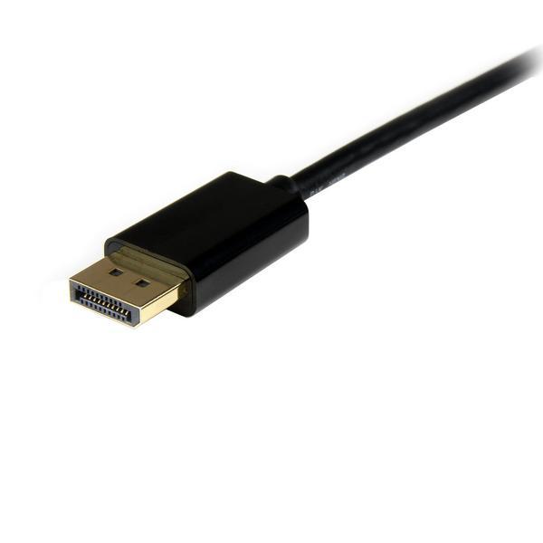 StarTech.com Câble adaptateur Mini DisplayPort vers DisplayPort 1.2 de 3m - Cordon Mini DP à DP avec support HBR2 M/M - DisplayPort 4k - Câble DisplayPort - DisplayPort (M) pour Mini DisplayPort (M) - 3 m - noir