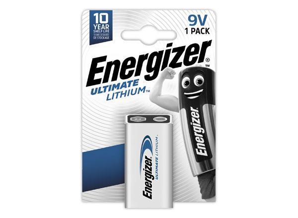 1 Pile lithium ENERGIZER 6LR61 (9V)