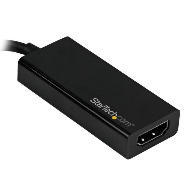 StarTech.com Adaptateur USB-C vers HDMI - Convertisseur USB Type-C vers HDMI - 4K 60Hz - Adaptateur vidéo externe - USB-C - HDMI - noir - pour P/N: TB3DK2DPM2, TB3DOCK2DPPD, TB3DOCK2DPPU, TB4CDOCK