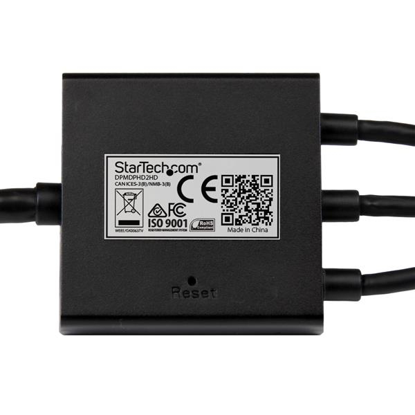 StarTech.com Câble adaptateur HDMI, DisplayPort ou Mini DisplayPort vers HDMI de 2 m - Convertisseur HDMI, DP, Mini DP vers HDMI - Noir - Adaptateur vidéo - HDMI, DisplayPort, Mini DisplayPort mâle pour HDMI, Micro-USB de type B (alimentation uniquement)