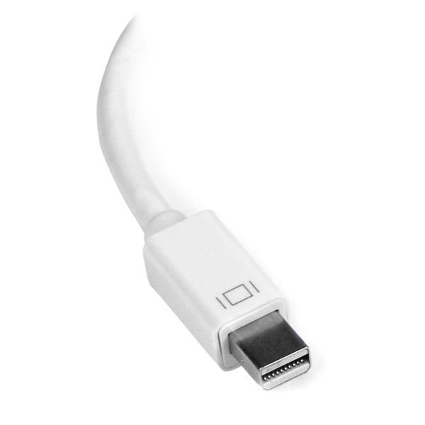 StarTech.com Adaptateur / Convertisseur actif Mini DisplayPort 1.2 vers HDMI 4K pour MacBook Pro / MacBook Air Mini DP - M/F - Blanc - Adaptateur vidéo - Mini DisplayPort mâle pour HDMI femelle - 15 cm - blanc - actif, support 4K30Hz (3840 x 2160)