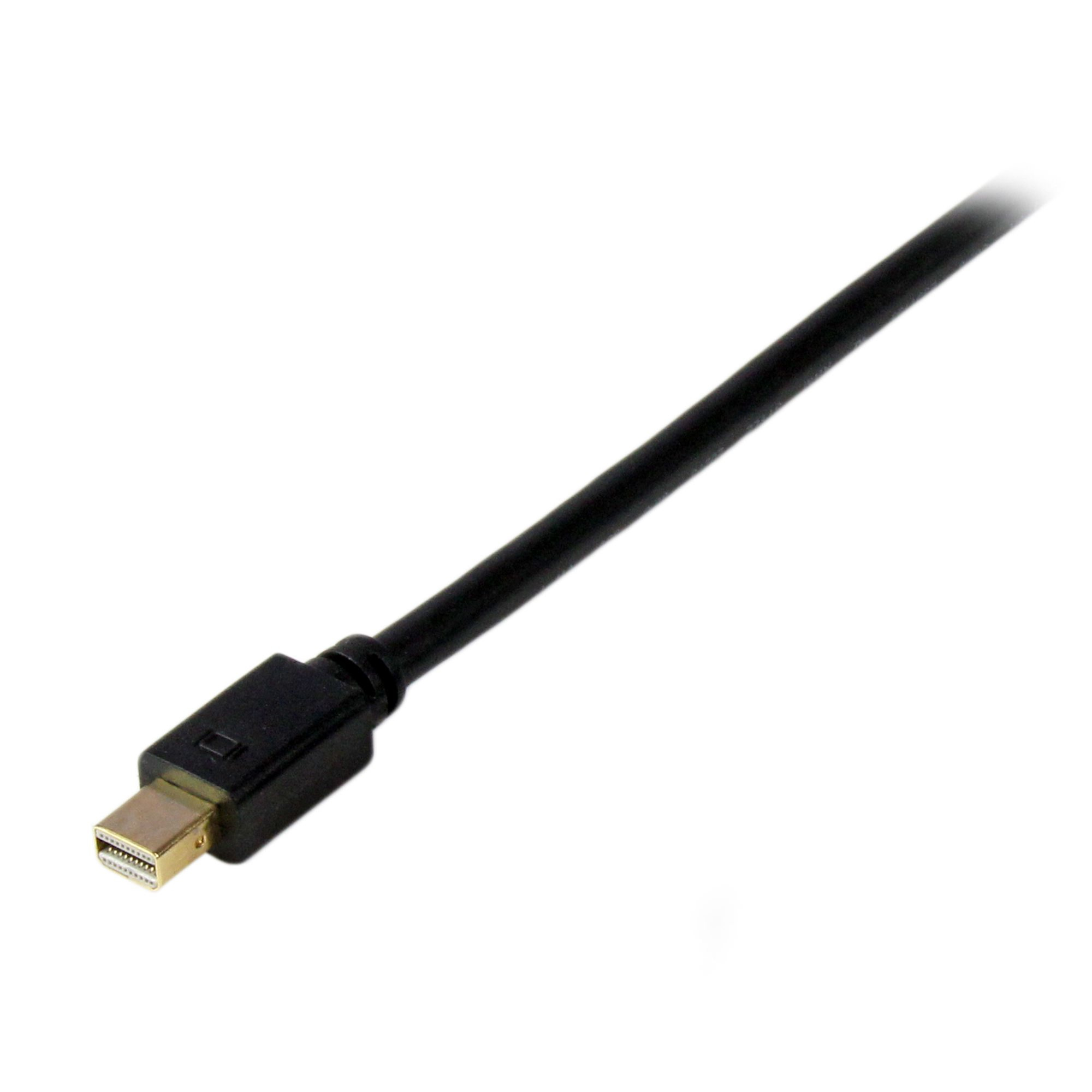 StarTech.com Adaptateur Mini DisplayPort vers VGA - Câble Display Port Mâle VGA Mâle 1920x1200 - Noir 1,8m (MDP2VGAMM6B) - Câble adaptateur - Mini DisplayPort (M) pour HD-15 (VGA) (M) - Displayport 1.2/Thunderbolt - 1.8 m - actif, support 1920 x 1200 (WUX