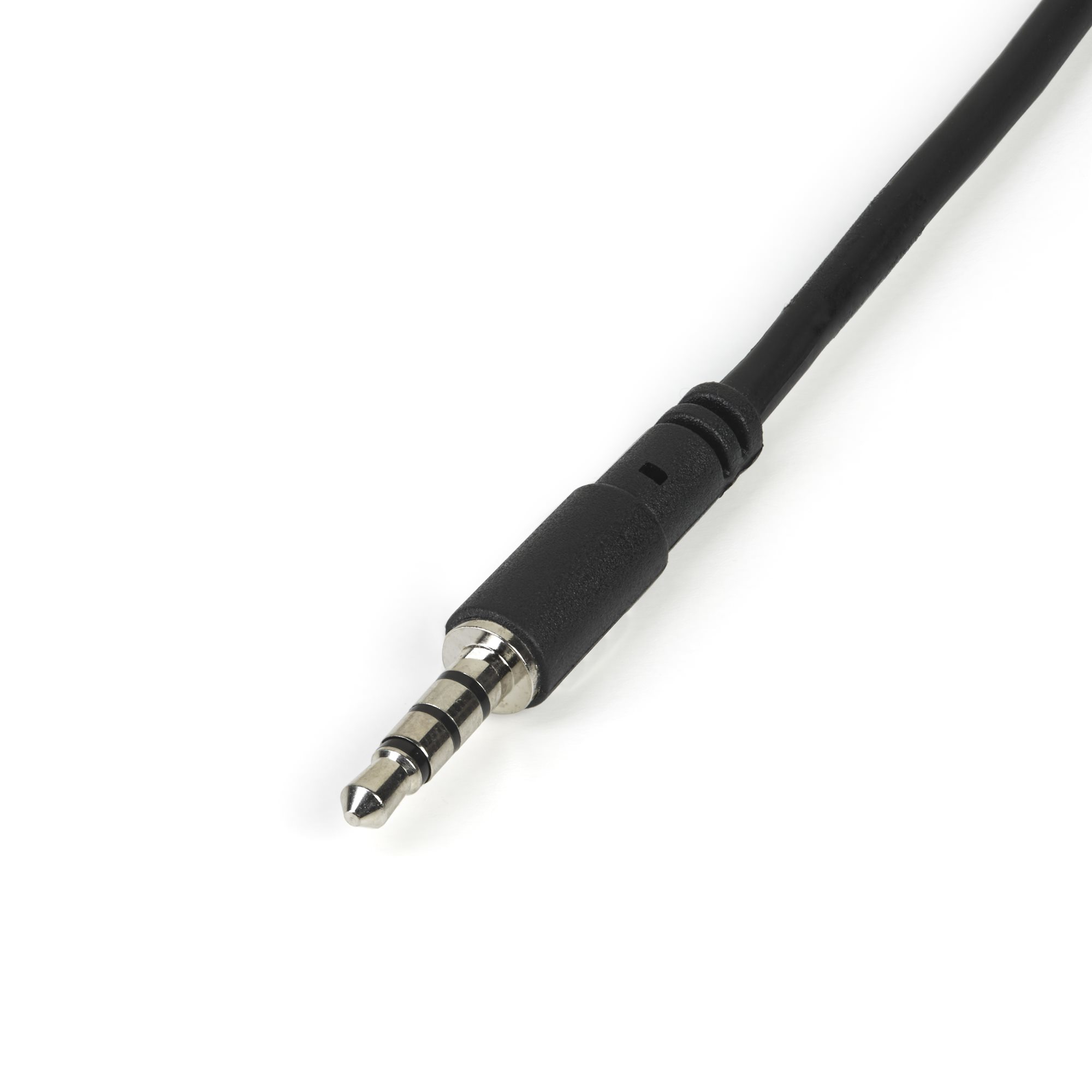 StarTech.com Adaptateur casque avec prises écouteur / microphone séparées - Répartiteur de casque micro - mini jack 4 pôles mâle pour jack mini femelle - 20 cm - noir - pour P/N: DK30A2DH, DK30CHDDPPD, DK30CHDPPDUE, MST30C2HDPPD, USB3SMDOCK4K, USB3VDOCKD