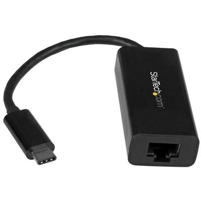 StarTech.com Adaptateur réseau USB-C vers RJ45 Gigabit Ethernet - M/F - USB 3.1 Gen 1 (5 Gb/s) (US1GC30B) - Adaptateur réseau - USB-C - Gigabit Ethernet - noir - pour P/N: HB30C3A1CFB, HB30C3A1CFS, TB33A1C