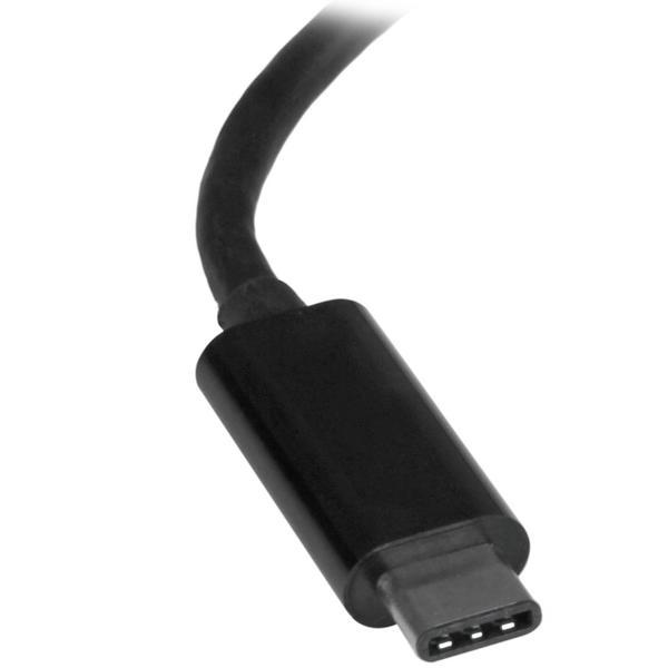 StarTech.com Adaptateur réseau USB-C vers RJ45 Gigabit Ethernet - M/F - USB 3.1 Gen 1 (5 Gb/s) (US1GC30B) - Adaptateur réseau - USB-C - Gigabit Ethernet - noir - pour P/N: HB30C3A1CFB, HB30C3A1CFS, TB33A1C
