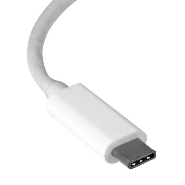 StarTech.com Adaptateur USB C vers Gigabit Ethernet - Compatible Thunderbolt 3 - Support du pilote natif pour MacBook Windows et Chrome OS - Adaptateur réseau - USB-C - Gigabit Ethernet - blanc