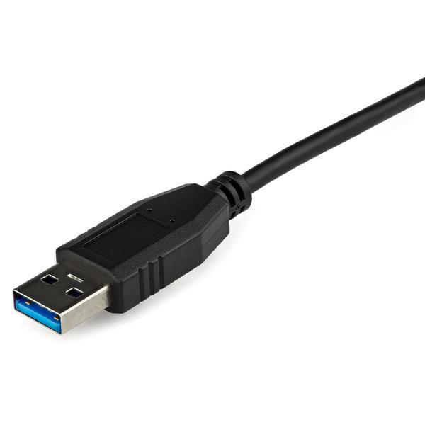 StarTech.com Réseau adaptateur USB 3.0 vers Gigabit Ethernet - NIC USB vers RJ45 pour réseau 10/100/1000 - Adaptateur réseau - USB 3.0 - Gigabit Ethernet - noir