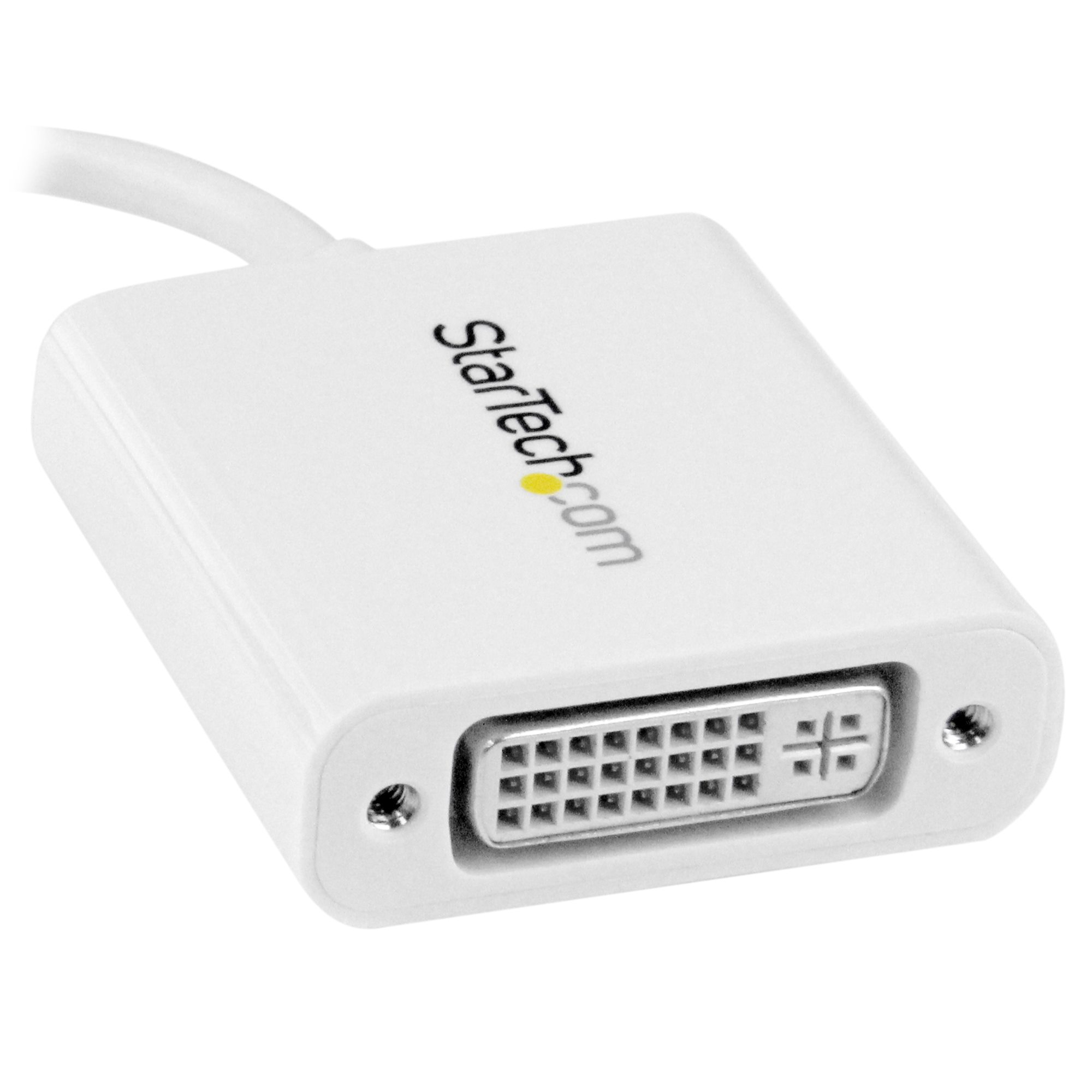 StarTech.com Adaptateur vidéo USB Type-C vers DVI - Convertisseur USB-C vers DVI-I - M/F - 1920x1200 - Blanc (CDP2DVIW) - Adaptateur vidéo externe - USB-C - DVI - blanc - pour P/N: TB4CDOCK