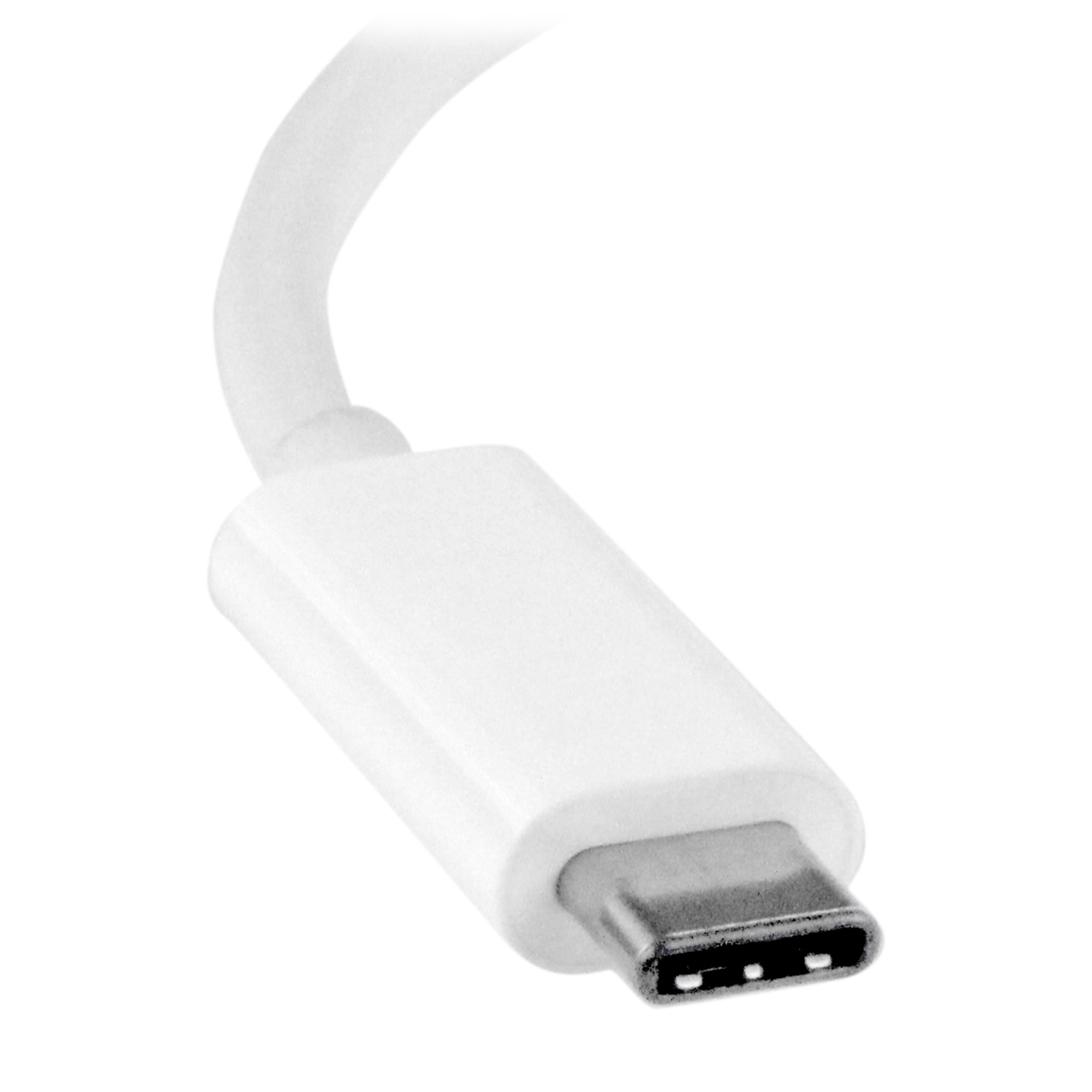 StarTech.com Adaptateur vidéo USB Type-C vers DVI - Convertisseur USB-C vers DVI-I - M/F - 1920x1200 - Blanc (CDP2DVIW) - Adaptateur vidéo externe - USB-C - DVI - blanc - pour P/N: TB4CDOCK