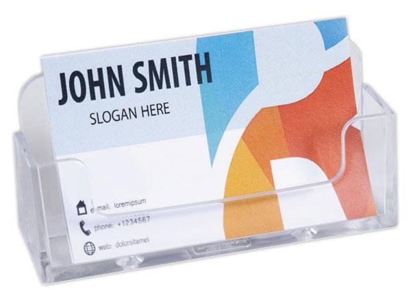 1 Porte-cartes de visite acrylique transparent