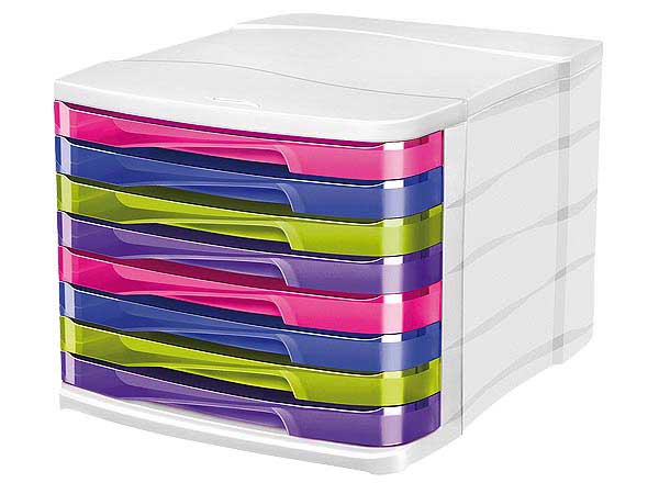 1 Module de classement 8 tiroirs ISIS CEP multicolore