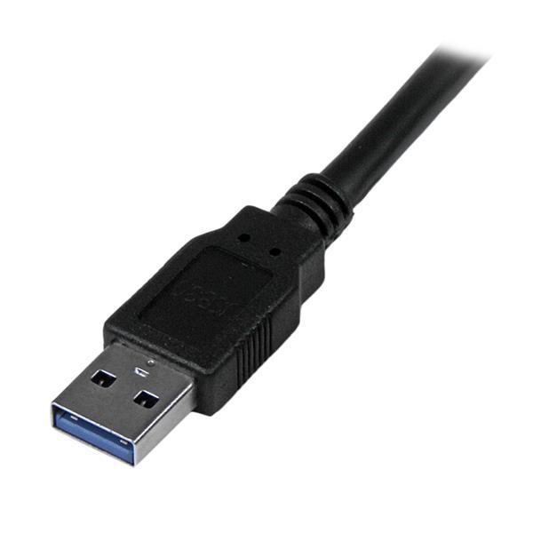StarTech.com Câble USB 3.0 SuperSpeed 3 m - Cordon USB 3.0 A vers B Mâle / Mâle - 3 mètres Noir - Câble USB - USB Type B (M) pour USB type A (M) - USB 3.0 - 3 m - moulé - noir