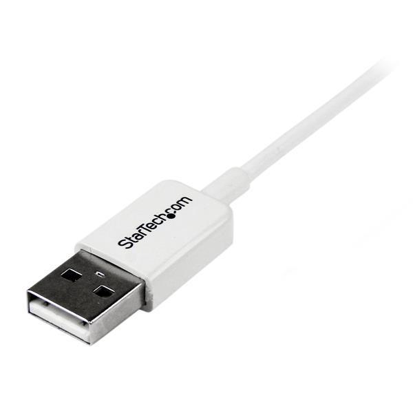 StarTech.com Câble Micro USB 2 m - A vers Micro B - Cordon Micro USB 2.0 - 1x USB A (M) 1x USB Micro B (M) - Blanc 2m - Câble USB - Micro-USB de type B (M) pour USB (M) - USB 2.0 - 2 m - moulé - blanc - pour P/N: USBEXTPAA1MW, USBEXTPAA2MW, USBEXTPAA3MW,