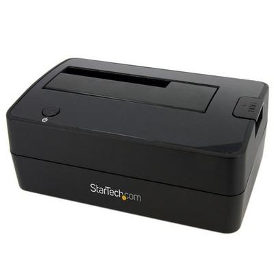 StarTech.com Station d'accueil pour Disque Dur SATA / SSD 2,5" ou 3,5" avec USB 3.0 - Station d'accueil HDD - baies : 1 - 2.5", 3.5" - SATA 3Gb/s - USB 3.0 - noir - pour P/N: PEXUSB3S24, PEXUSB3S44V, SVA12M2NEUA, SVA12M5NA, USBDUP15, USBDUPE115, USBDUPE17