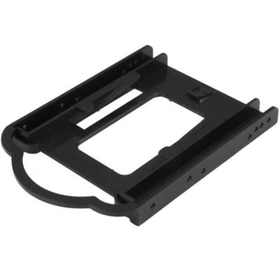 StarTech.com Support de fixation pour disque dur 2,5" dans baie 3,5" - Installation sans outils (BRACKET125PT) - Adaptateur pour baie de stockage - 3,5" à 2,5" - noir - pour P/N: M2E4SFF8643, PEX4SFF8643, U2M2E125