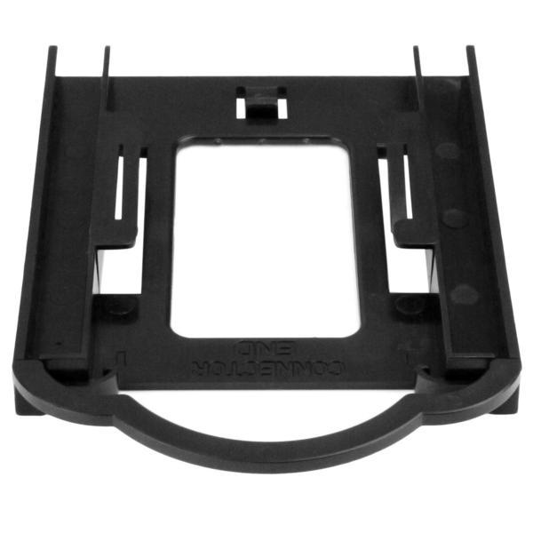 StarTech.com Support de fixation pour disque dur 2,5" dans baie 3,5" - Installation sans outils (BRACKET125PT) - Adaptateur pour baie de stockage - 3,5" à 2,5" - noir - pour P/N: M2E4SFF8643, PEX4SFF8643, U2M2E125