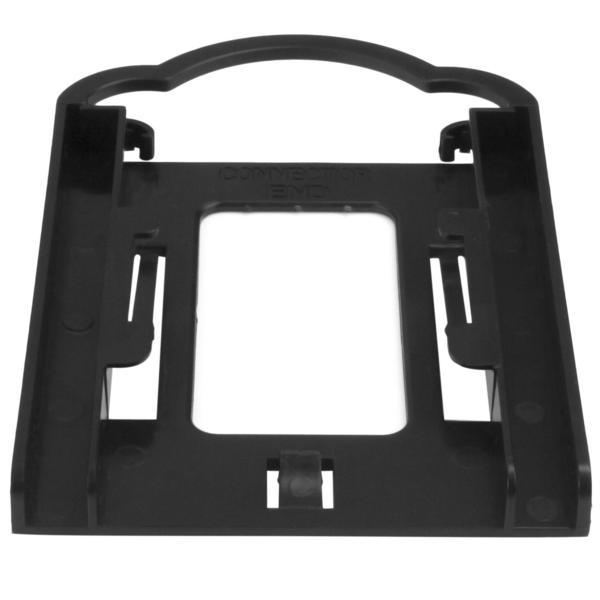 StarTech.com Support de fixation pour disque dur 2,5" dans baie 3,5" - Installation sans outils (BRACKET125PT) - Adaptateur pour baie de stockage - 3,5" à 2,5" - noir - pour P/N: M2E4SFF8643, PEX4SFF8643, U2M2E125
