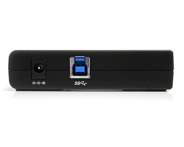 StarTech.com Hub USB 3.0 à 4 ports - Concentrateur USB SuperSpeed - Noir - Concentrateur (hub) - 4 x SuperSpeed USB 3.0 - de bureau