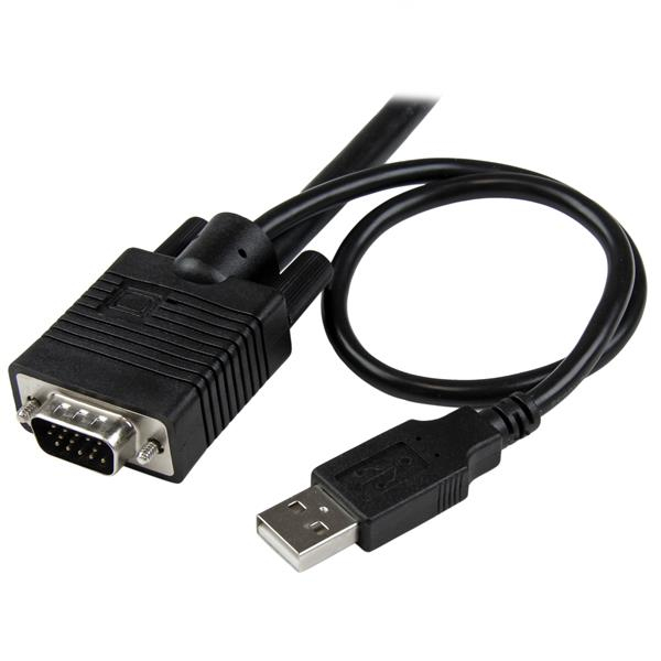StarTech.com Switch KVM USB VGA à 2 ports - Commutateur écran clavier souris alimenté par USB avec câbles KVM et commutateur à distance - Commutateur KVM - 2 x KVM port(s) - 1 utilisateur local - de bureau