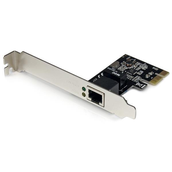 StarTech.com Carte réseau PCIe à 1 port Gigabit Ethernet - Adaptateur PCI Express vers RJ45 - 10/100/1000 Mbps - Adaptateur réseau - PCIe profil bas - Gigabit Ethernet - pour P/N: ET91000SM10, ET91000SM20
