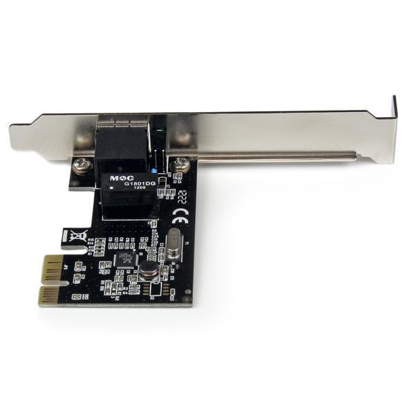 StarTech.com Carte réseau PCIe à 1 port Gigabit Ethernet - Adaptateur PCI Express vers RJ45 - 10/100/1000 Mbps - Adaptateur réseau - PCIe profil bas - Gigabit Ethernet - pour P/N: ET91000SM10, ET91000SM20