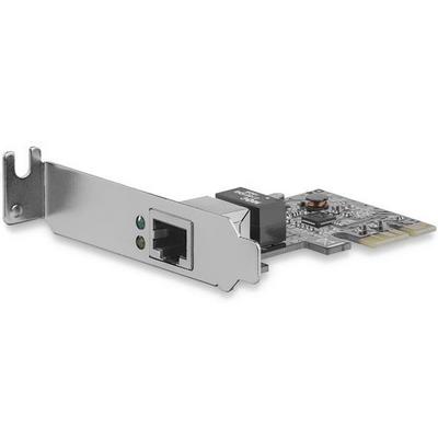 StarTech.com Carte réseau PCIe à 1 port Gigabit Ethernet - Adaptateur PCI Express vers RJ45 - 10/100/1000 Mbps - Faible encombrement - Adaptateur réseau - PCIe profil bas - Gigabit Ethernet x 1