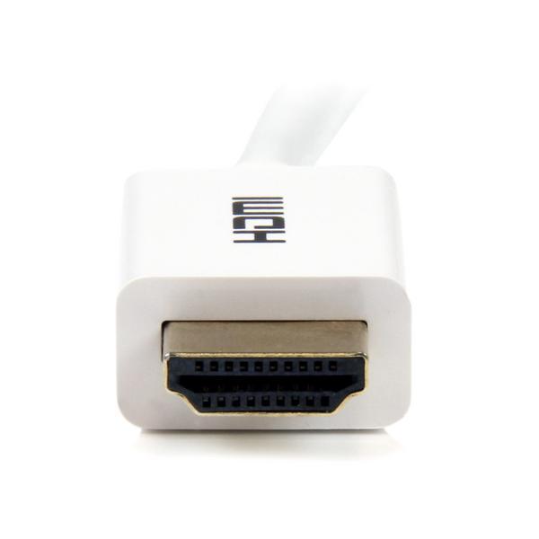 StarTech.com Câble HDMI® haute vitesse CL3 Mâle vers Mâle pour Installation Murale - Blanc 7 m - Câble HDMI - HDMI mâle pour HDMI mâle - 7 m - double blindage - blanc
