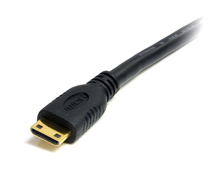 StarTech.com Câble HDMI haute vitesse avec Ethernet 0,5 m - HDMI vers HDMI Mini - M/M - Câble HDMI avec Ethernet - HDMI mâle pour 19 pin mini HDMI Type C mâle - 50 cm - blindé - noir