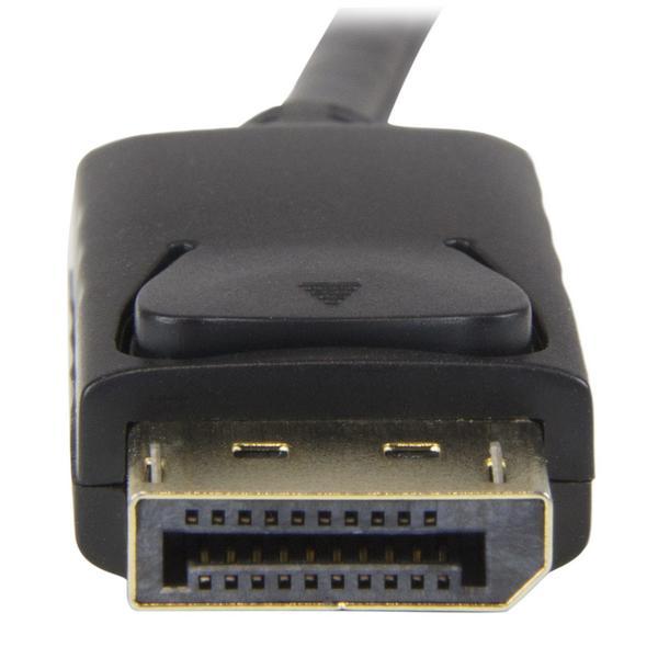 StarTech.com Câble adaptateur DisplayPort vers HDMI de 2 m - Convertisseur DP vers HDMI avec câble intégré - M/M - Ultra HD 4K - Noir - Câble adaptateur - DisplayPort mâle pour HDMI mâle - 2 m - noir - support 4K - pour P/N: DK30CH2DEP, DK30CH2DEPUE, DK30
