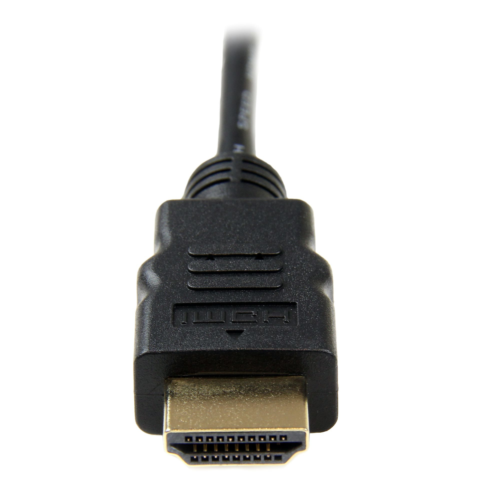 StarTech.com Câble HDMI haute vitesse avec Ethernet 0,5 m - HDMI vers HDMI Micro - M/M - Câble HDMI avec Ethernet - HDMI mâle pour 19 pin micro HDMI Type D mâle - 50 cm - noir