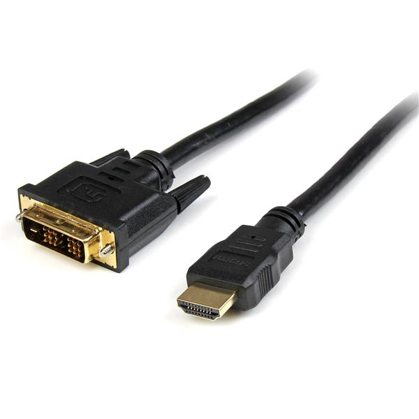 StarTech.com Câble HDMI vers DVI-D 5 m - M/M - Câble adaptateur - HDMI mâle pour DVI-D mâle - 5 m - blindé - noir