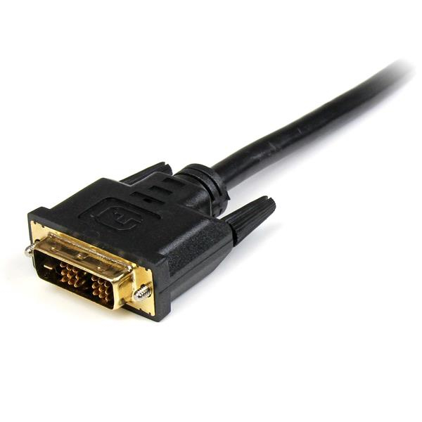 StarTech.com Câble HDMI vers DVI-D 5 m - M/M - Câble adaptateur - HDMI mâle pour DVI-D mâle - 5 m - blindé - noir