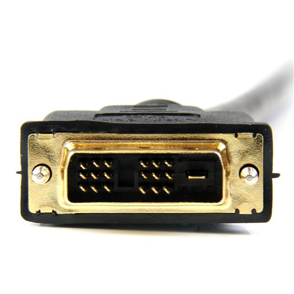 StarTech.com Câble HDMI vers DVI-D 5 m - M/M - Câble adaptateur - HDMI mâle pour DVI-D mâle - 5 m - blindé - noir