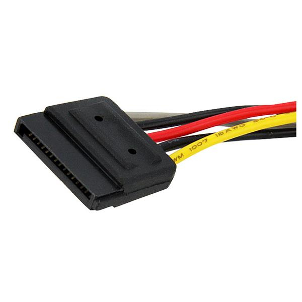 StarTech.com Adaptateur de câble répartiteur d'alimentation en Y SATA 15 cm - M/F - Répartiteur d'alimentation - alimentation SATA (M) pour alimentation SATA (F) - 15.2 cm - pour P/N: BRACKET125PT, BRACKET125PTP, BRACKET425F, PEXUSB311AC3, S251BU31REM, SA