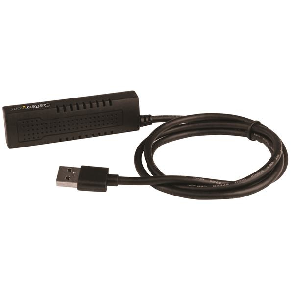 StarTech.com Câble adaptateur USB 3.1 (10 Gb/s) pour disques durs / SSD SATA III 6 Gb/s de 2,5" et 3,5" - Adaptateur USB 3.1 vers HDD SATA - Contrôleur de stockage - 2.5", 3.5" - SATA 6Gb/s - USB 3.1 (Gen 2) - noir