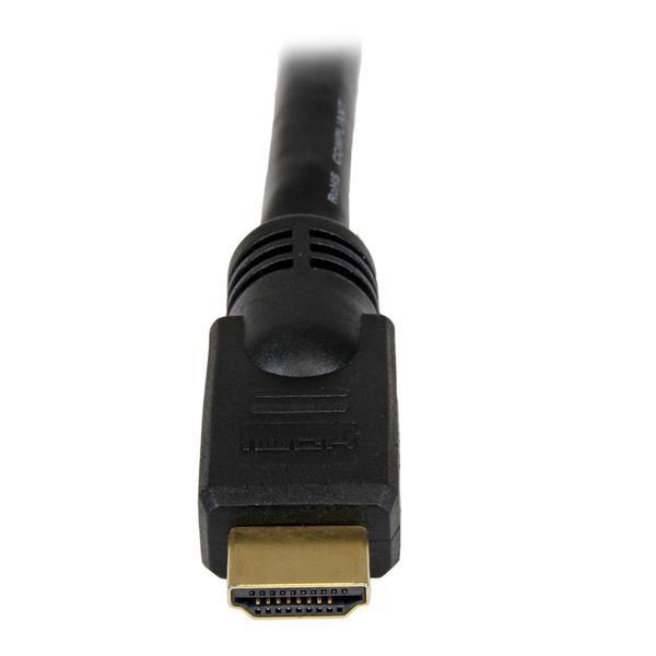 StarTech.com Câble HDMI haute vitesse Ultra HD 4K x 2K de 10m - Cordon HDMI vers HDMI - Mâle / Mâle - Noir - Plaqués or - Câble HDMI - HDMI mâle pour HDMI mâle - 10 m - noir