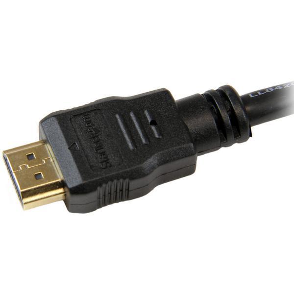 StarTech.com Câble HDMI haute vitesse Ultra HD 4K x 2K de 1m - Cordon HDMI vers HDMI - Mâle / Mâle - Noir - Plaqués or - Câble HDMI - HDMI mâle pour HDMI mâle - 1 m - blindé - noir - pour P/N: MSTCDP122HD