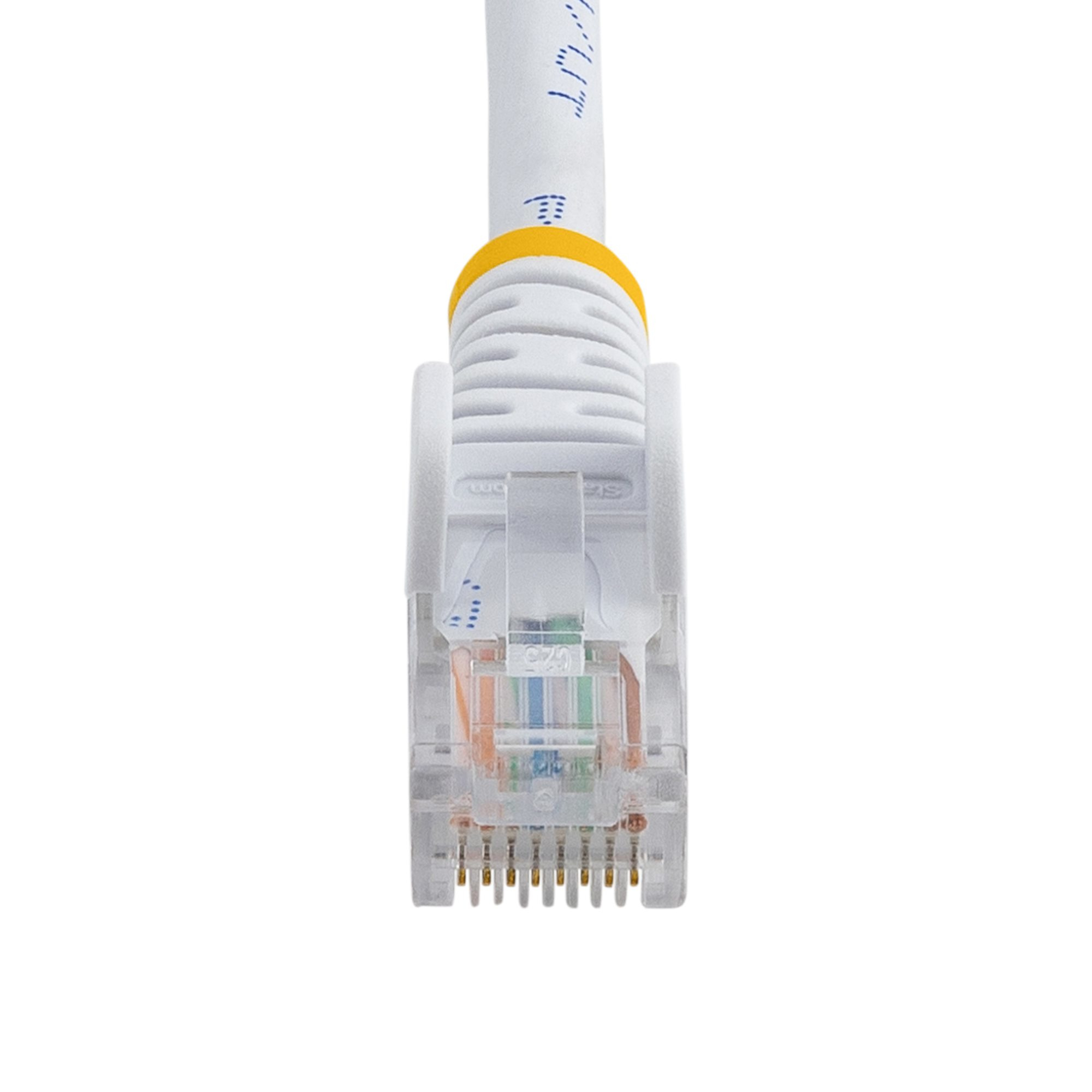 StarTech.com Câble réseau Cat5e UTP sans crochet de 1 m - Cordon Ethernet RJ45 anti-accroc - Câble patch Mâle / Mâle - Cordon de raccordement - RJ-45 (M) pour RJ-45 (M) - 1 m - UTP - CAT 5e - colonne montante, sans crochet - blanc
