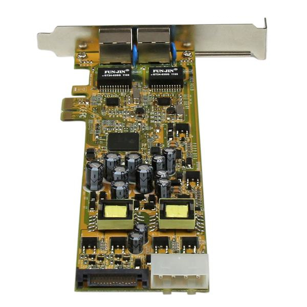 StarTech.com Carte Réseau PCI Express 2 ports Gigabit Ethernet RJ45 10/100/1000Mbps - POE/PSE - Adaptateur Réseau PCIe, 2 x Réseau (RJ45) - Adaptateur réseau - PCIe - Gigabit Ethernet x 2