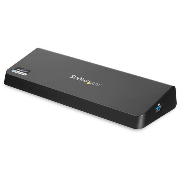 StarTech.com Station d'accueil USB 3.0 PC portable / Ultrabook - 2 sorties vidéo HDMI / DisplayPort 4K, GbE, USB 3.0, charge rapide USB - Station d'accueil - USB - HDMI, DP - 1GbE - pour P/N: ARMBARDUO, ARMDUAL, ARMDUAL30, ARMSLIMDUO