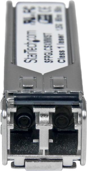 StarTech.com Module de transceiver SFP à fibre optique Gigabit - Compatible Cisco GLC-SX-MM - Multimode LC - Mini-GBIC - 550 m - Module transmetteur SFP (mini-GBIC) - 1GbE - 1000Base-SX - LC multi-mode - jusqu'à 550 m - 850 nm - pour P/N: ET91000SFP2, ET9