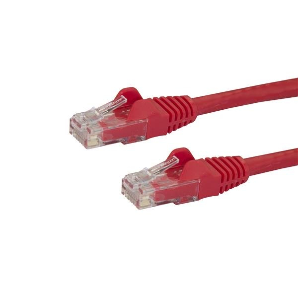 StarTech.com Câble Ethernet 7 m - RJ45 Cat6 - Câble réseau sans accroc - UTP - Cordon patch - Catégorie 6 - Rouge - Cordon de raccordement - RJ-45 (M) pour RJ-45 (M) - 7 m - UTP - CAT 6 - sans crochet - rouge