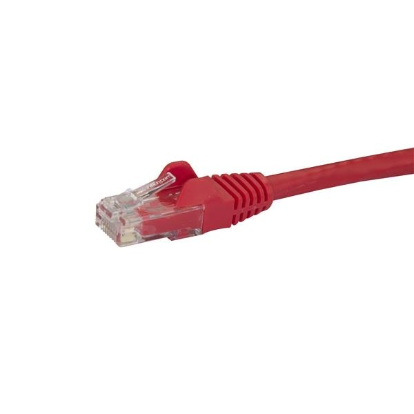 StarTech.com Câble Ethernet 7 m - RJ45 Cat6 - Câble réseau sans accroc - UTP - Cordon patch - Catégorie 6 - Rouge - Cordon de raccordement - RJ-45 (M) pour RJ-45 (M) - 7 m - UTP - CAT 6 - sans crochet - rouge