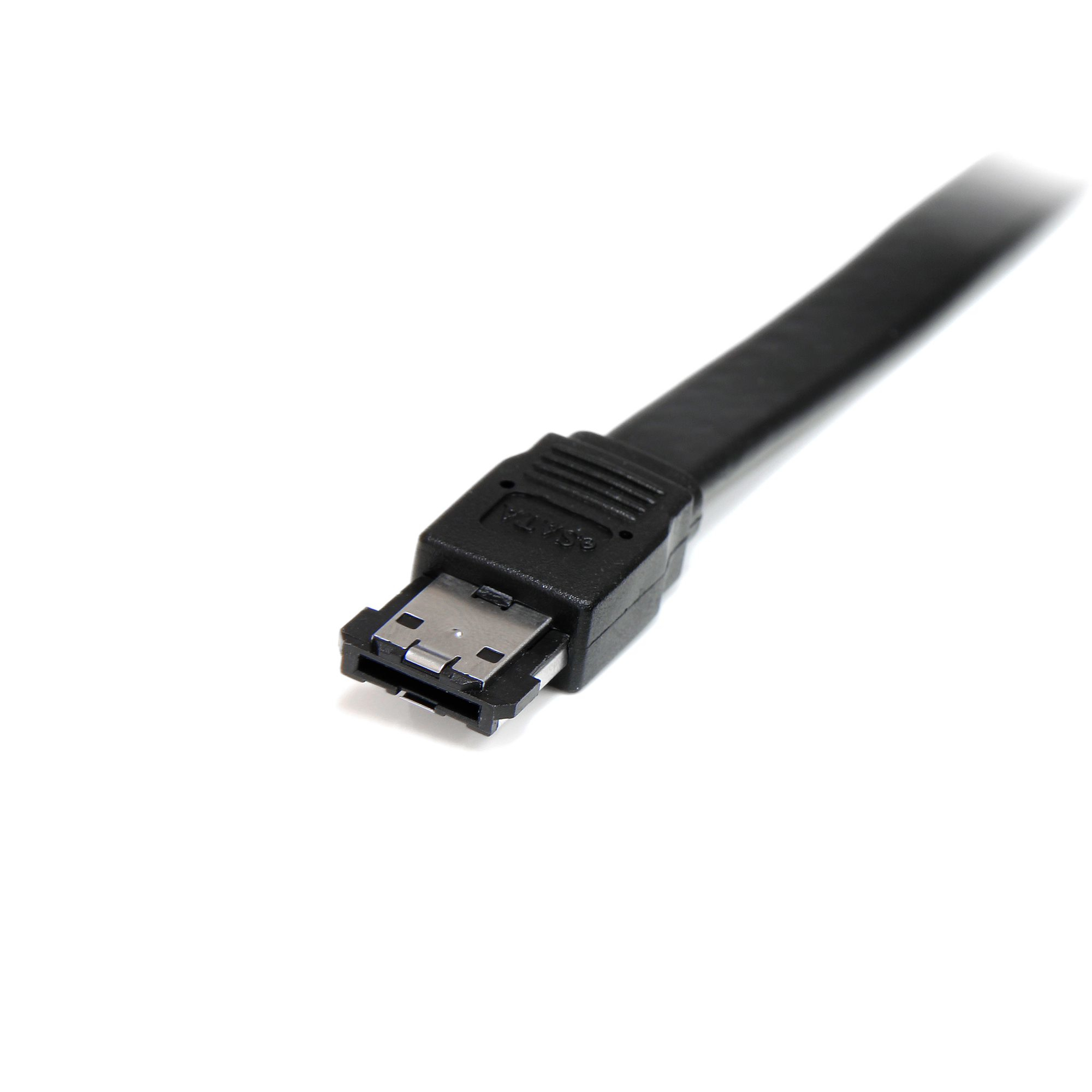 StarTech.com Câble eSATA externe blindé de 1,8 m - Cordon eSATA vers eSATA - Serial ATA III 6 Gb/s - M/M - Câble eSATA - Serial ATA 150 - eSATA (M) pour eSATA (M) - 1.8 m - noir - pour P/N: S351BMU33ET, S351BMU33ETG, SATDOCK5U3ER, SDOCKU313E, SDOCKU33EBV,