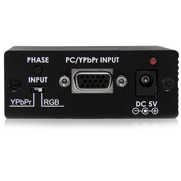 StarTech.com Convertisseur Vidéo Composante YPbPr (YUV) ou VGA et Audio vers HDMI® - PC vers HDMI -  1080p (HDTV) et 1920x1200 (PC) - Convertisseur vidéo - vidéo composante, VGA - HDMI - noir