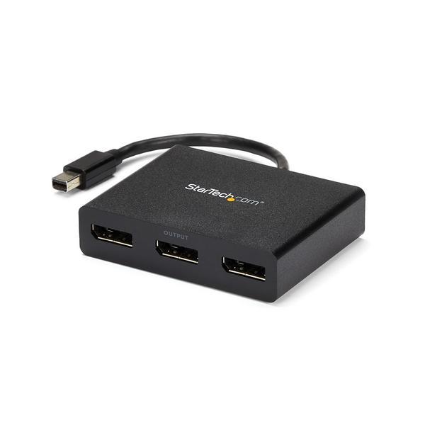 StarTech.com Splitter multi-écrans Mini DisplayPort vers 3x DisplayPort - Hub MST à 3 ports - Répartiteur Mini DP 1.2 vers 3x DP - Répartiteur video - 3 x DisplayPort - de bureau - AC 100/230 V - pour P/N: SVA5N3NEUA